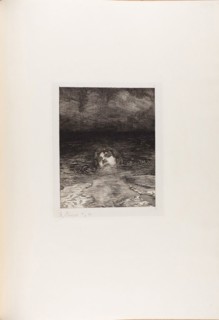 Downfall, from A Life, 1884, Max Klinger (German, 1857-1920), printed by Otto Felsing (German, 19th