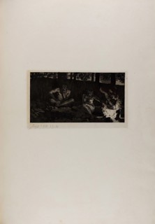 Preface I, plate two from A Life, 1884, Max Klinger (German, 1857-1920), printed by Otto Felsing