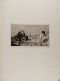 The Proposition, plate six from A Life, 1884, Max Klinger (German, 1857-1920), printed by Otto