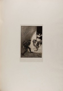 Rivals, plate seven from A Life, 1884, Max Klinger (German, 1857-1920), printed by Otto Felsing