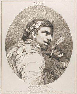 Poet, May 20, 1775 (originally published), published 1809, John Hamilton Mortimer, English,