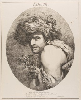 Edgar, May 20, 1775, published 1809, John Hamilton Mortimer, English, 1740-1779, England, Etching