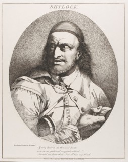 Shylock, originally published March 15, 1776, published 1809, John Hamilton Mortimer, English,