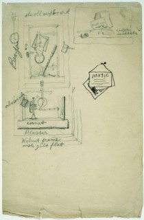 Still Life Sketch, n.d., William Michael Harnett, American, born Ireland, 1848-1892, United States,