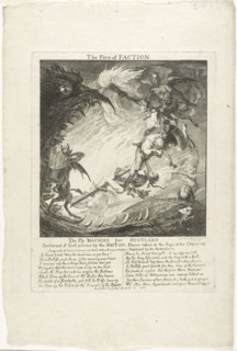 The Fire of Faction, 1762, Paul Sandby, English, 1731-1809, England, Etching on ivory laid paper,