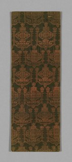 Sutra Cover, Ming dynasty (1368–1644), c. 1590’s, China, Silk, satin weave self-patterned by areas