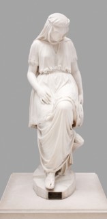 Jephtha’s Daughter, 1874, Chauncey Bradley Ives, American, 1810–1894, United States, Marble, 167.6
