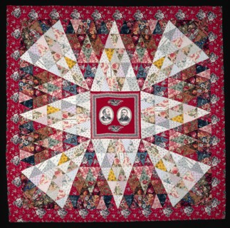 Garfield and Arthur Quilt, c.  1880, Possibly Annie Ensminger Kready (American, 1871-1956) or