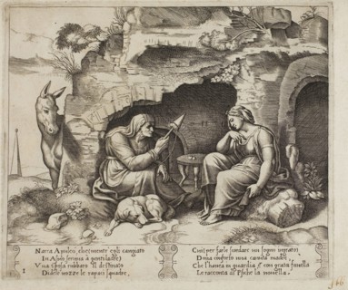 Apuleius Changed into a Donkey, 1530/40, Master of the Die (Italian, active c. 1530-1560), after