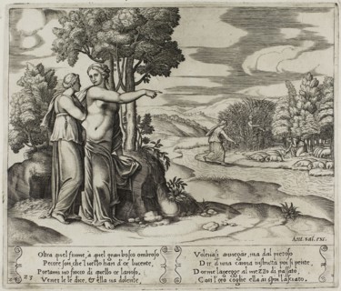 Psyche Going to Seek the Golden Wool, 1530/40, Master of the Die (Italian, active c. 1530-1560),