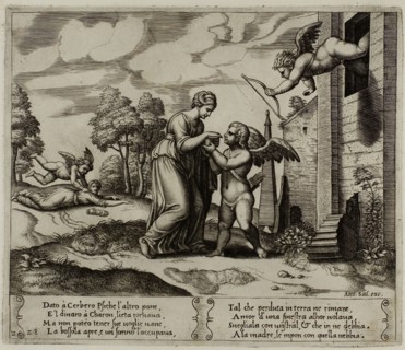 Psyche, Thinking to Appear More Beautiful…, Opens the Fateful Box, 1530/40, Master of the Die