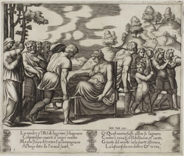 Psyche Taken… to a Deserted Mountain, 1530/40, Master of the Die (Italian, active c. 1530-1560),