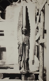 Angel, Sainte-Chapelle, 1853/54, Auguste Mestral, French, 1812–1884, France, Salted paper print, 33