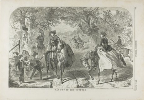 May-Day in the Country, published April 30, 1859, Winslow Homer (American, 1836-1910), published by
