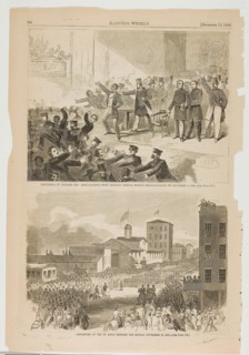 Expulsion of Negroes and Abolitionists from Tremont Temple, Boston, Massachusetts on December 3,