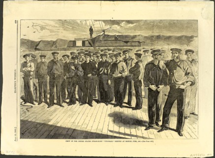 Crew of the United States Steam Sloop Colorado Shipped at Boston, June, 1861, published July 13,
