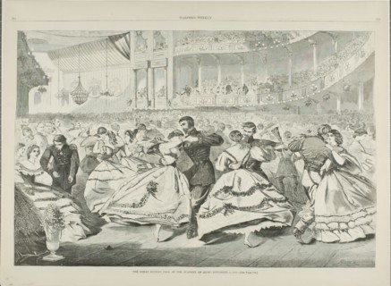 The Great Russian Ball at the Academy of Music, November 5, 1863, published November 21, 1863,
