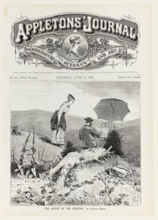 The Artist in the Country, published June 19, 1869, Winslow Homer (American, 1836-1910), published