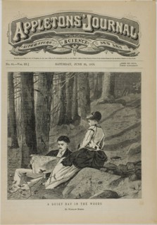 A Quiet Day in the Woods, published June 25, 1870, Winslow Homer (American, 1836-1910), published