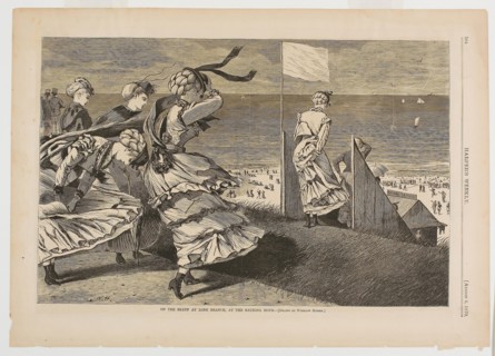 On the Bluff at Long Branch, at the Bathing Hour, published August 6, 1870, Winslow Homer