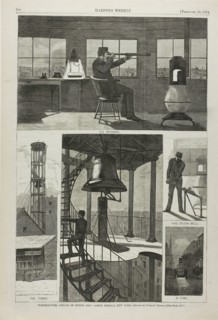 Watch-Tower, Corner of Spring and Varick Streets, New York, published February 28, 1874, Winslow