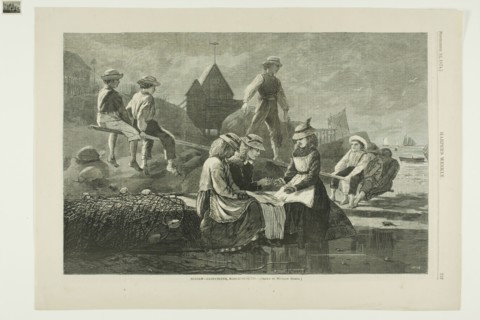 Seesaw—Gloucester, Massachusetts, published September 12, 1874, Winslow Homer (American,