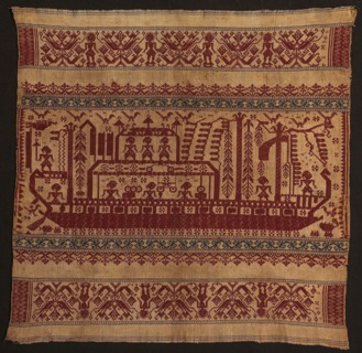 Ceremonial Cloth (tampan), Mid–19th century, Paminggir people, Indonesia, South Sumatra, Lampung