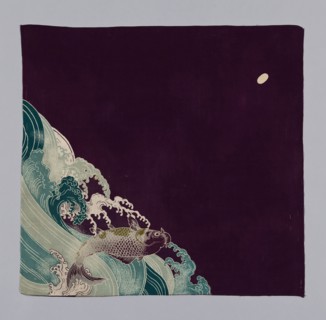Furoshiki (Wrapping Cloth), Meiji period (1868–1912), late 19th century, Japan, Wool, plain weave,