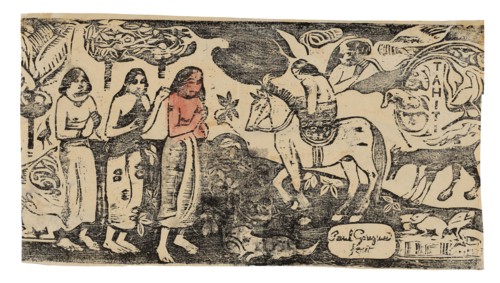 Change of Residence, from the Suite of Late Wood-Block Prints, 1899, Paul Gauguin, French,