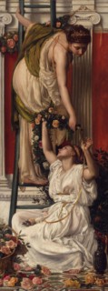 The Festival, 1875, Sir Edward John Poynter, British, 1836-1919, England, Oil on canvas, 137.2 × 53