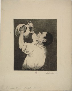 The Water Drinker, 1884, Henri Charles Guérard (French, 1846-1897), after Édouard Manet (French,