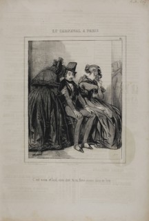It is Old and Ugly…, from Le Carnaval à Paris, n.d., Paul Gavarni, French, 1804-1866, France,