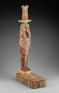Statue of Ptah-Sokar-Osiris, Ptolemaic Period (332–30 BC), Egyptian, Egypt, Wood, preparation