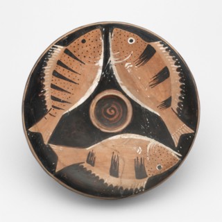 Fish Plate, 350/325 BC, Probably by the Heligoland Painter, Greek, Campania, Italy, Campania,