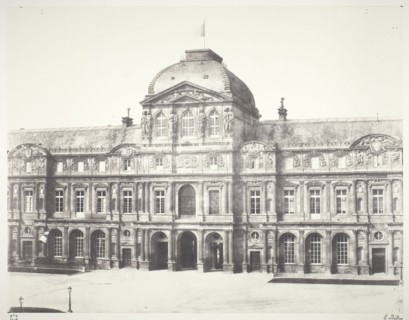 Le Louvre: Pavillion de l’horloge, 1855/60, printed 1978, Édouard Baldus, French, born Germany,
