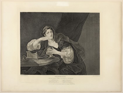 Sigismonda, published June 4, 1795, Benjamin Smith (English, d. 1833), after William Hogarth