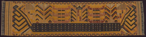 Ceremonial Hanging (palepai), 19th century, Indonesia, Sumatra, Lampung area, Sumatra, Cotton,