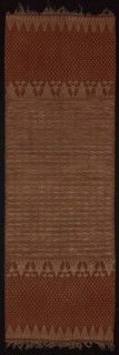Ceremonial Shoulder Cloth, 19th century (?), Indonesia, Bali, Bali, Silk, cotton, bast fiber, and