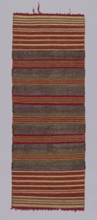Cermonial Textile, 19th century, Indonesia, Bali, Buleleng, Bali, Cotton, bast fiber (probably