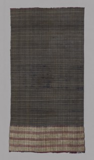 Ceremonial Textile, 19th century, Indonesia, Bali, Buleleng, Bali, Cotton, silk, and