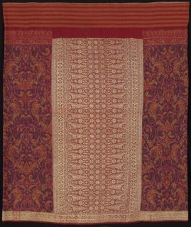 Sarong (sarong limar), 19th century, Indonesia, Bangka, Indonesia, Silk and