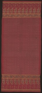 Shoulder Cloth (selendang limar), End of the 19th century, Indonesia, South Sumatra, Palembang