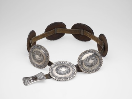 Concho Belt, 1880s, Navajo (Diné), Northern New Mexico or Arizona, United States, New Mexico,
