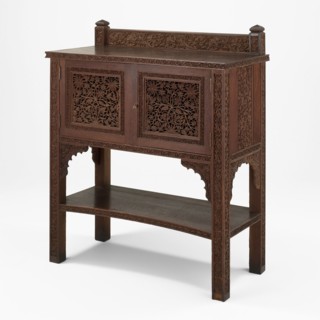 Server, c. 1880/90, Designed by Lockwood de Forest, American, 1850–1932, Designed and assembled in