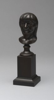 Head of an American Indian, Modeled 1848/49, cast 1849, Henry Kirke Brown, American, 1814–1886,
