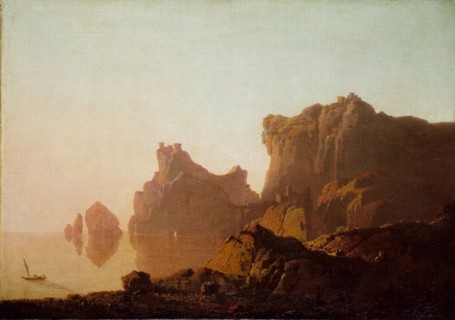 The Gulf of Salerno, 1783/85, Joseph Wright of Derby, British, 1734-1797, England, Oil on canvas,