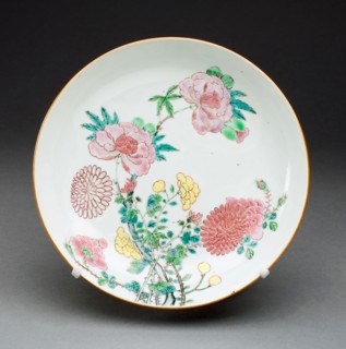 Dish, c. 1725, Qing dynasty (1644–1911), Yongzhen period (1723–1735), China, Hard-paste porcelain