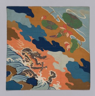 Uchishiki (Altar Cloth), Edo period (1615–1868), 1700/50, Japan, Silk,