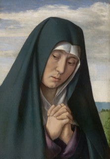 Fragment from Christ Carrying the Cross: Mourning Virgin, 1500/05, Jean Hey, known as the Master of