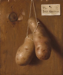 The Irish Question, 1880s, De Scott Evans, American, 1847–1898, United States, Oil on canvas, 30.5